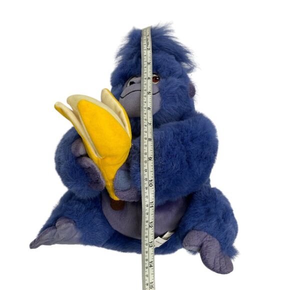 Disney TERK Baby 13" Gorilla Ape Blue Soft Bean Plush Tarzan 380 - Picture 8 of 9